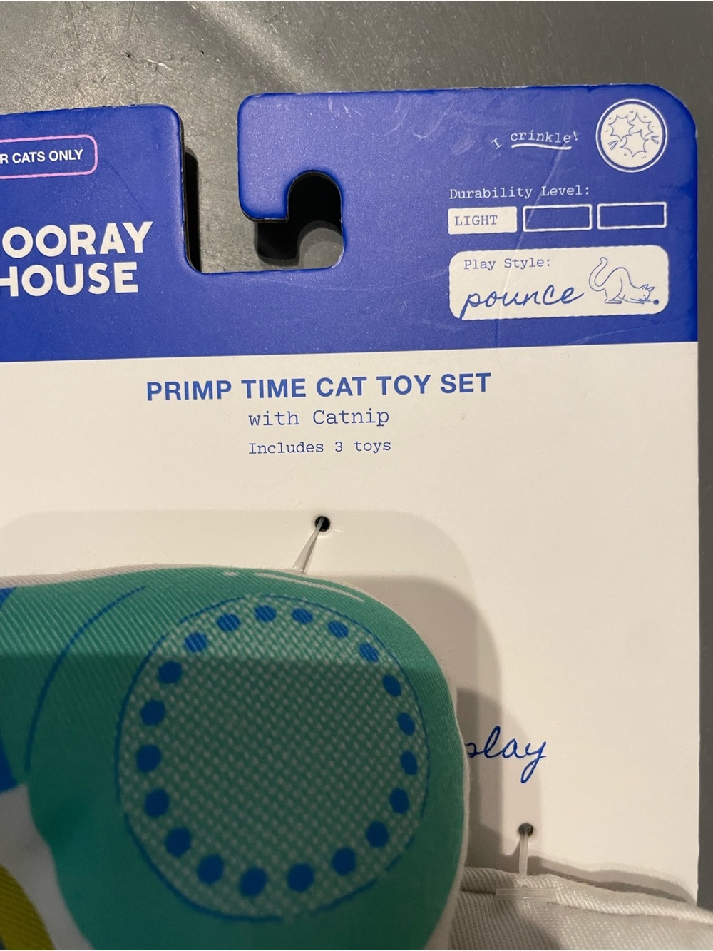 Hooray House Beauty Shop Catnip Toy Set New - Picture 3 of 3